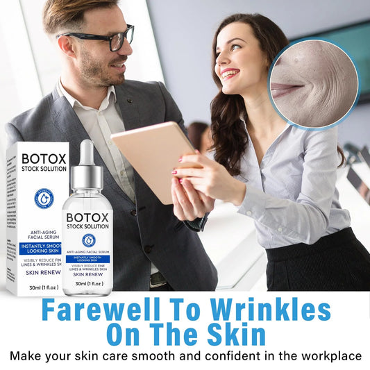 Botox Face Serum, Botox in A Bottle, Botox Stock Solution Facial Serum with Vitamin C & E, Instant Face