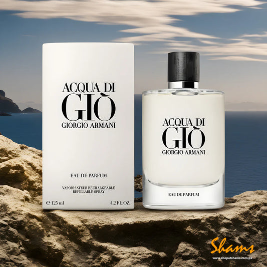 GIORGIO ARMANI Acqua Di Gio for Men 4.2 oz Parfum Refillable Rechargeable Spray