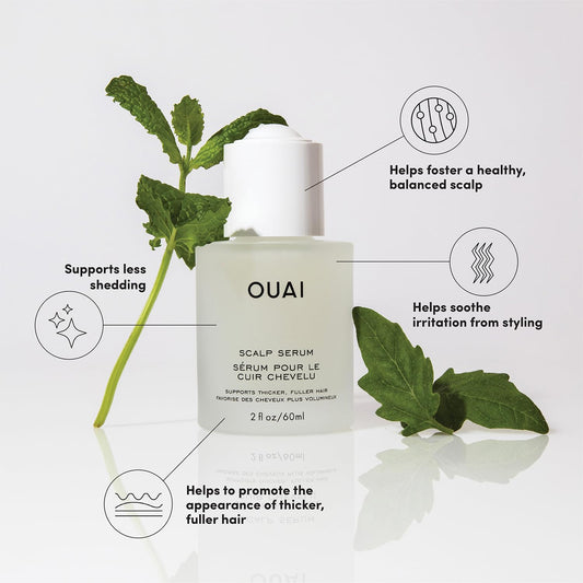 OUAI Scalp Serum - Balancing Hair Serum with Red Clover Extract