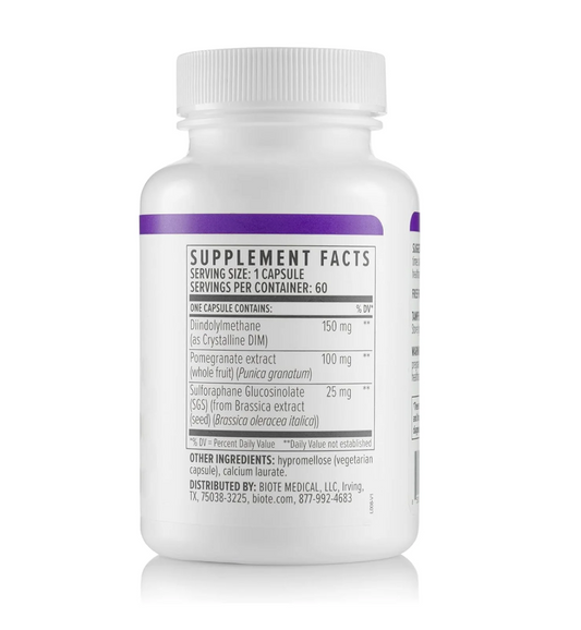 Biote DIM SGS+ Supplement 4-Pack, 240 Capsules Total