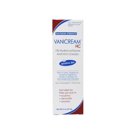 Vanicream Anti-Itch Cream For Sensitive Skin 1% Hydrocortisone - 2 fl oz