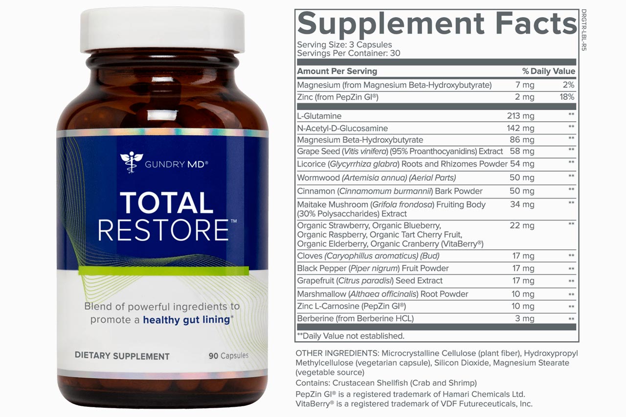 total restore Dr steven gundry md