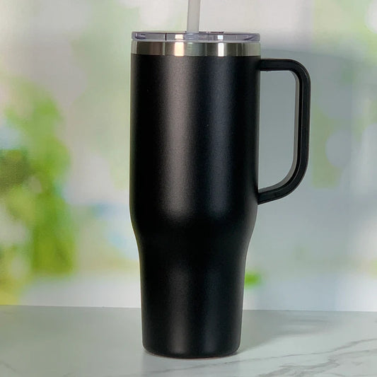 40 oz. Stainless Steel Tumbler (Black)