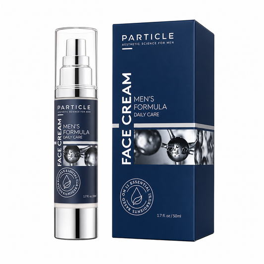 Particle Mens Face Cream - 6 in 1 Mens Anti Aging Face Moisturizer (1.7 oz) Eye Bags Treatment & Face Lotion for Men