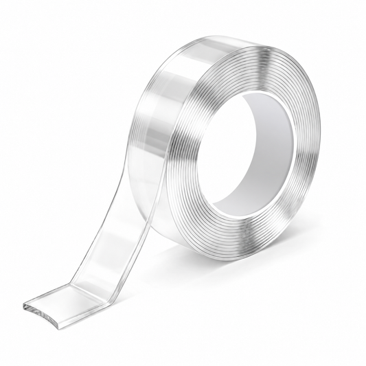 Nano Double-Sided Mounting Tape – Clear, Washable, 5 m