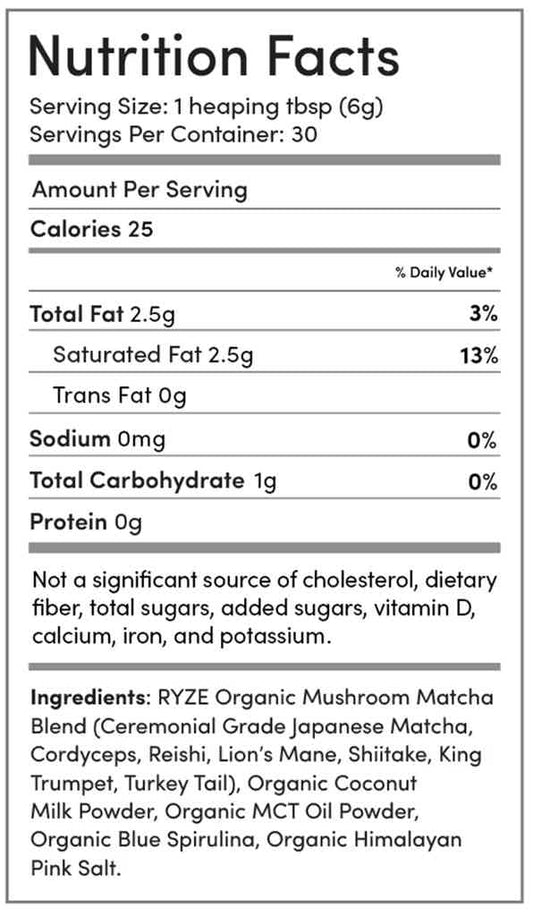 RYZE MUSHROOM MATCHA