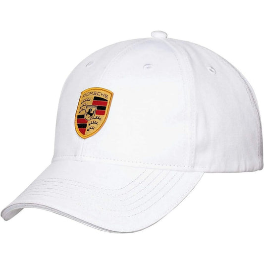 Porsche Crest Cap - White Cap