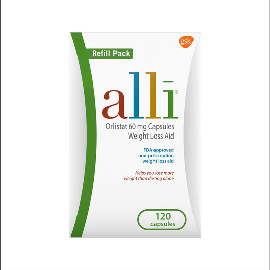 Alli Diet Weightloss pills supplement ( Alli weight loss pills) - 120 count
