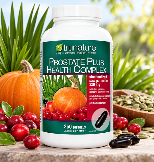 Trunature Prostate Plus Saw Palmetto Supplement, 250 Softgels