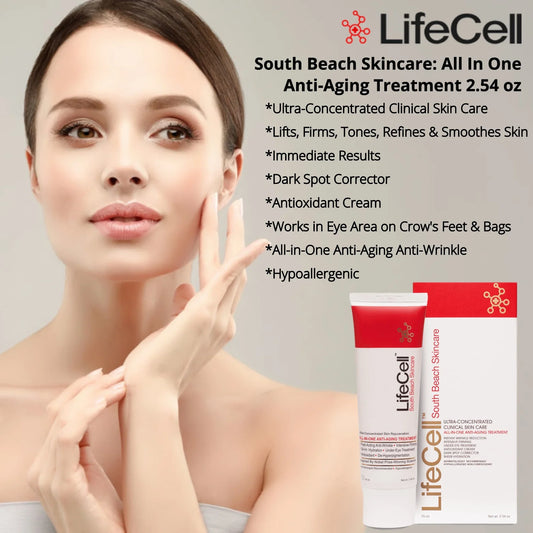 LifeCell All in One Anti-Aging Treatment Cream 2.54 oz